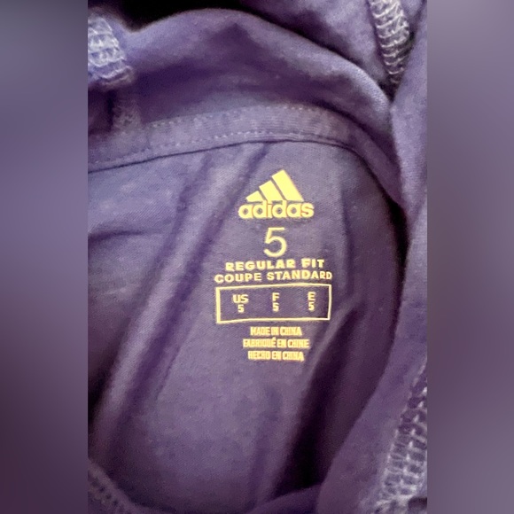 Adidas Long Sleeve 3-Stripe Hooded T-Shirt and Pants Set NWT  Boys size 5 - Picture 2 of 3